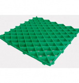 Газонная решетка 60*60 ромб (зеленая) 600 × 600 × 40 мм.